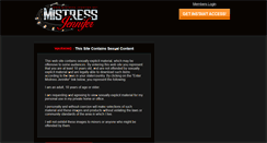 Desktop Screenshot of mistress-jennifer.net